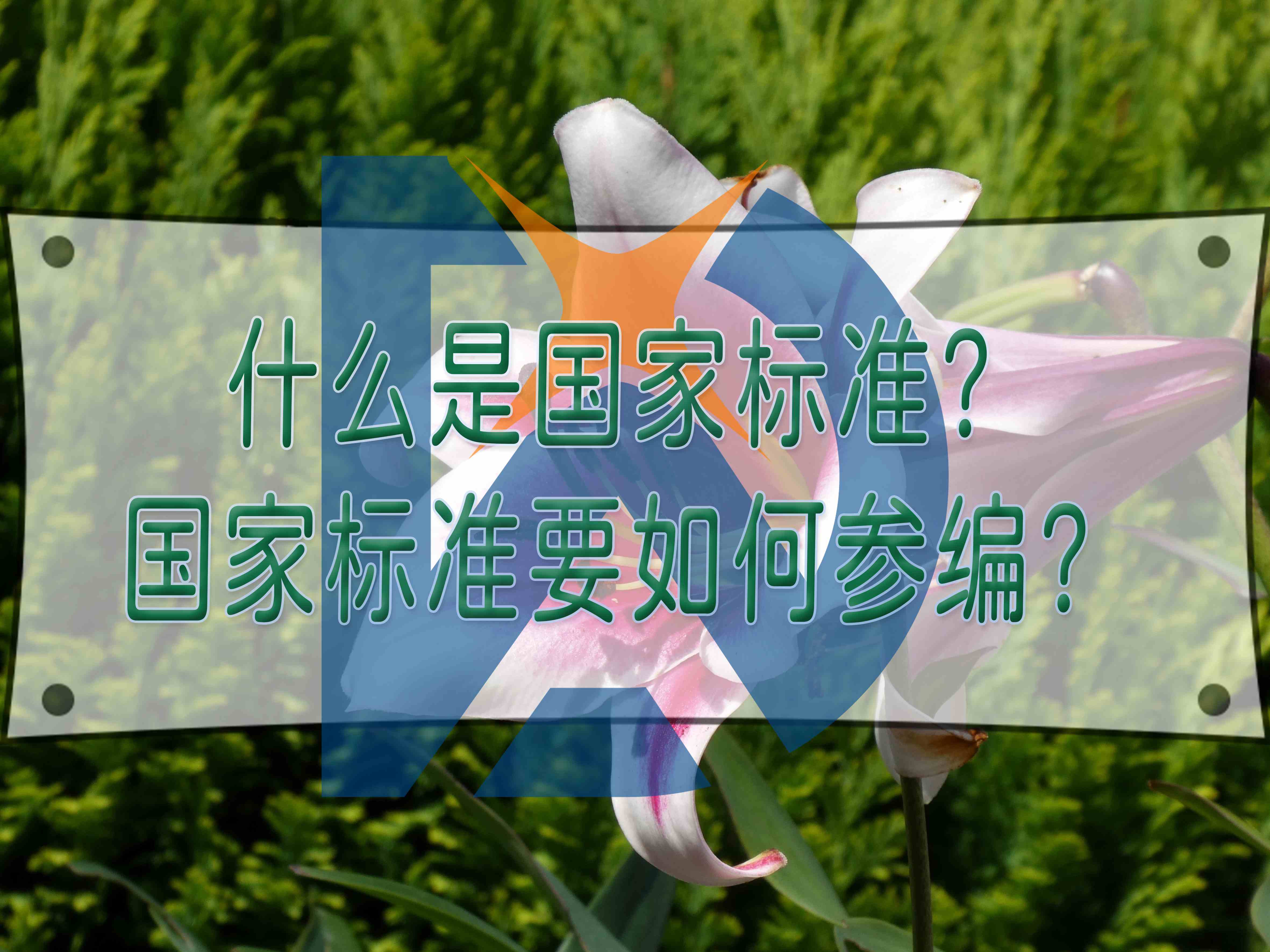 什么是國家標準？國家標準要如何參編？
